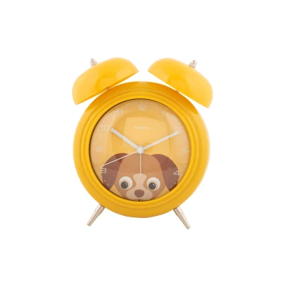 Afbeelding van Karlsson Wekker Peekaboo Dog Geel