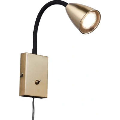 Afbeelding van Trio Leuchten Wandlamp Wanda 1X GU10 max 10W Goud