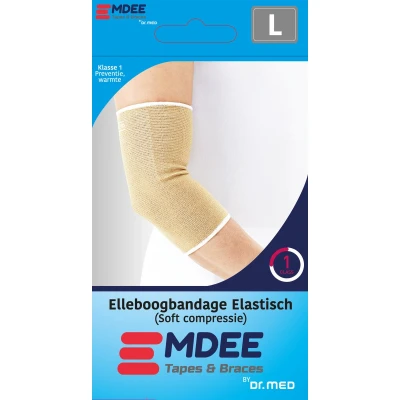 Afbeelding van Emdee Elleboogbandage Elastisch Maat L 1ST