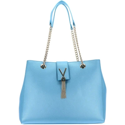 Afbeelding van VALENTINO Schoudertas Divina SA Lady Tote Turchese Met Lichtblauw