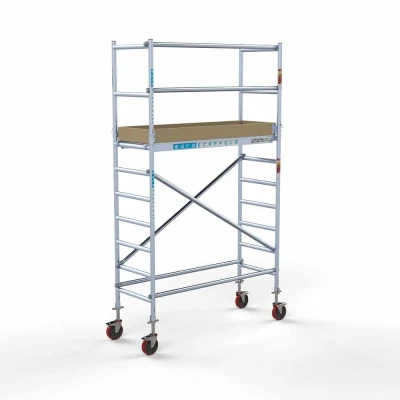 Afbeelding van Rolsteiger Euroscaffold Basic Schoren L190xB75 4.20m werkhoogte Carbon platformen