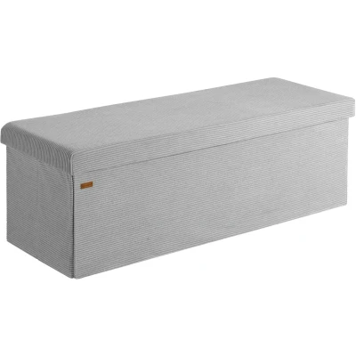 Afbeelding van Casaria Opbergbox Vouwbaar 114x38x38cm M Ripstof 130L Grijs