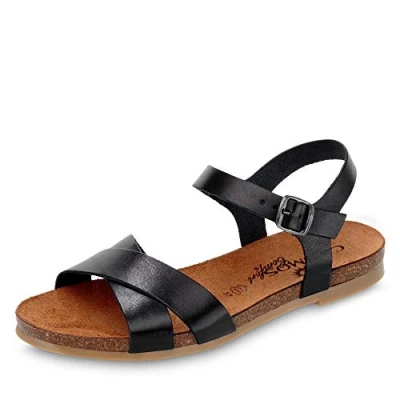 Afbeelding van Cosmos Comfort Sandalen, Dames, Maat: 39, Schwarz Schoenen