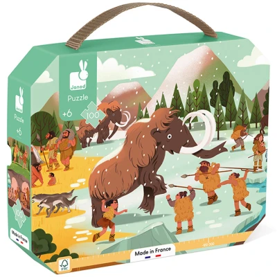 Afbeelding van Janod puzzel prehistorie 100st