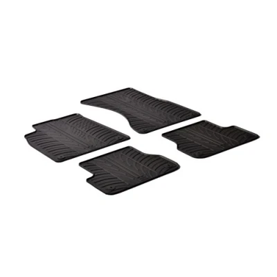 Afbeelding van Gledring Rubbermatten passend voor Audi A7 2010 2018 / A6 2011 (T profiel 4 delig + montageclips)