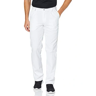 Afbeelding van BP Med Trousers 1359 558 21 herenbroek plooien 65% polyester, 35% katoen normale pasvorm maat: 46n kleur: wit