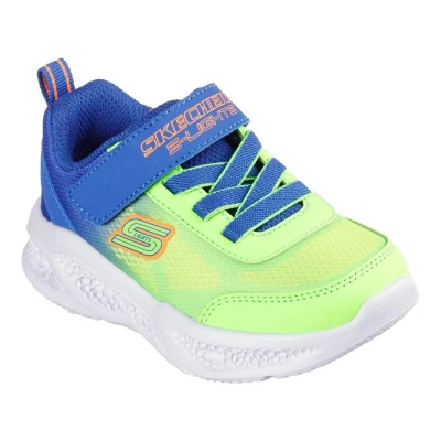 Afbeelding van SKECHERS Babyschoentjes METEOR LIGHTS , blink klittenbandschoen om in te glijden, neon, maat sjabloon downloaden