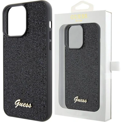 Afbeelding van Guess Square Mirror Back Case Geschikt voor Apple iPhone 14 Pro Max (6.7&quot;) Zwart