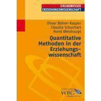 Afbeelding van Quantitative Methoden in der Erziehungswissenschaft