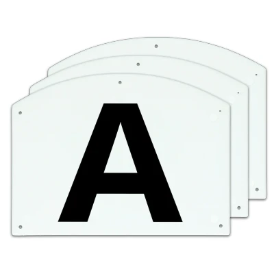 Afbeelding van Show Jump letters Wit 20