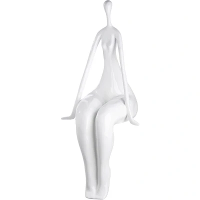 Afbeelding van Casablanca by Gilde Decoratief figuur Skulptur Kantensitzer Lady (1 stuk)
