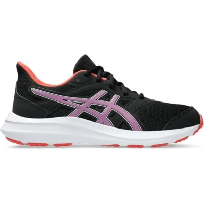 Afbeelding van Asics JOLT 4 GS Unisex Hardloopschoenen voor op de weg kinderen, Maat: 40, Black/ube Textiel/ synthetisch