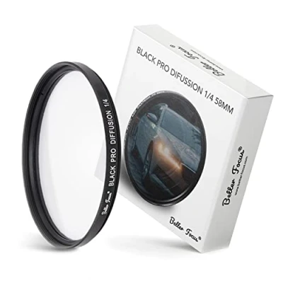 Afbeelding van Better Focus Black Diffusie Pro Mist Filter 1/4 58mm Glow Effect Cinebloom Promist