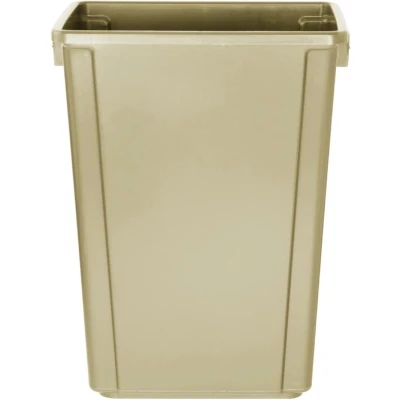 Afbeelding van Jantex Smalle Afvalbak Beige 60ltr FX149 Horeca &amp; Professioneel