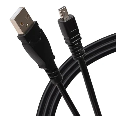 Afbeelding van Maplin USB A naar 8 Pin Mini kabel 3m Zwart