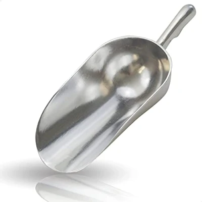 Afbeelding van Handige Schep Grote Meelschep Zakschep Voedselschepzakschep voor voedselmeelsuikerschep van metaal aluminium Gegoten huisdiervoer roestvrij 1700ml