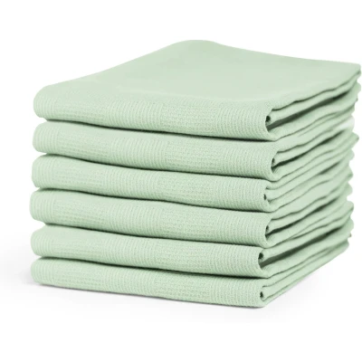 Afbeelding van Theedoek Cinderella Checkmaid Green (Set van 6)