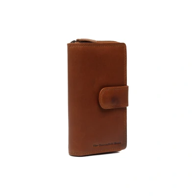 Afbeelding van The Chesterfield Brand Leren Portemonnee Cognac Charlotte