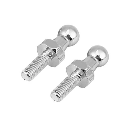 Afbeelding van 2 pcs Exigence D&#039;OEM De Voiture En Acier Inoxydable Boule Goujon Boulon M6 Kit Stips pour Gaz Struts À Bille Bouchon Fin