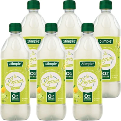 Afbeelding van 6x Slimpie Siroop Lemon 650 ml