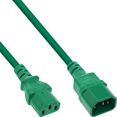 Afbeelding van InLine, Verlengkabels, Koud toestel uitbreiding (1 m, C14, C13)