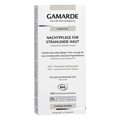 Afbeelding van Gamarde Wit Effect Soin Eclat Nuit Bio 40 g