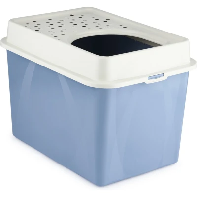 Afbeelding van Rotho Berty Kattenbak Blauw/Zand