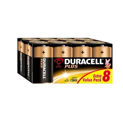 Afbeelding van Duracell Plus C batterijen, 8 stuks