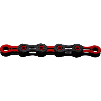Afbeelding van KMC Ketting 1/2 11/128 116 10V DLC10 zwart/rood