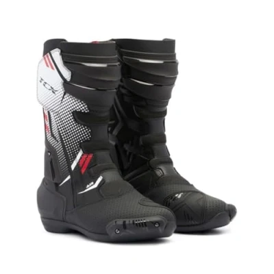 Afbeelding van TCX S TR1 Air geperforeerde motorlaarzen, zwart wit rood, afmeting 41 voor man