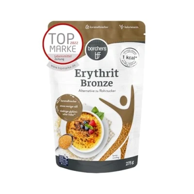 Afbeelding van borchers Erythrit Brons Karamelliseerbaar Suikervrij en caloriearm 275g