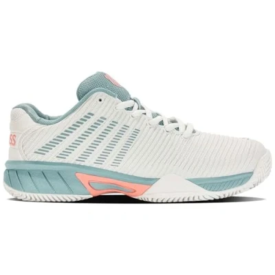 Afbeelding van K Swiss Hypercourt Express 2 HB Blanc/Blue Schoenen Wit/Groen 38