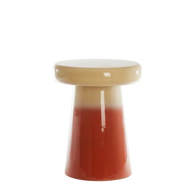 Afbeelding van Light &amp; Living Bijzettafel SAKIZ Ø40.5x51cm Wit