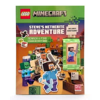 Afbeelding van Steve&#039;s Netherite Adventure (LEGO Minecraft)