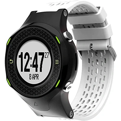 Afbeelding van Shieranlee Zachte siliconen vervangende horlogeband polsband ademend sporthorlogearmband compatibel met Garmin Approach S4 band/Approach S2 Vivoactive Strap