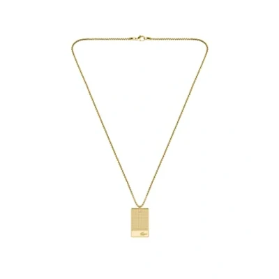Afbeelding van Lacoste Stencil Ketting goldcoloured, Maat: One Size, Gold coloured