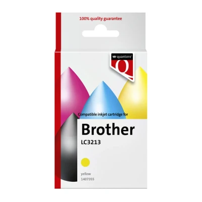 Afbeelding van Inktcartridge Quantore alternatief tbv Brother LC3213 geel 1 stuk