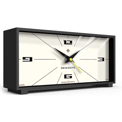 Afbeelding van Newgate Thunderbird Mantel Clock in Black and Cream