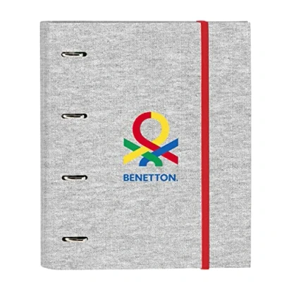 Afbeelding van Ringmap Benetton Pop Grijs (27 x 32 3.5 cm)