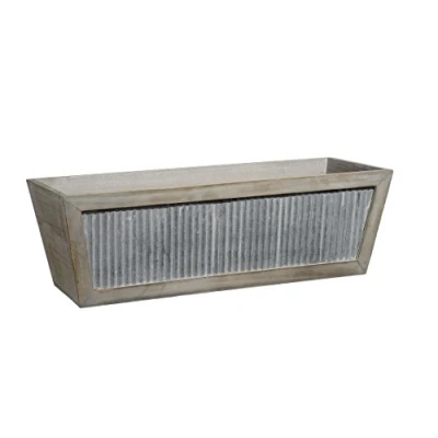 Afbeelding van Classic Home and Garden Planter, Hout, Gegalvaniseerd