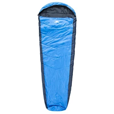 Afbeelding van Trespass Doze, koningsblauw, 3 seizoenen slaapzak met tweewegse ritssluiting, 230 cm x 85 55 cm, blauw