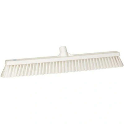 Afbeelding van Vikan Combi Veger Kop met Harde en Zachte Vezels 61cm Wit