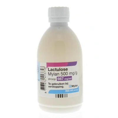 Afbeelding van Mylan Lactulose Stroop 500mg, 300 ml