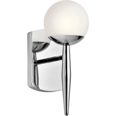 Afbeelding van Kichler LED Badkamerarmatuur Jasper 3W 3000K 300Lm 830 IP44 Dimbaar Polished Chrome