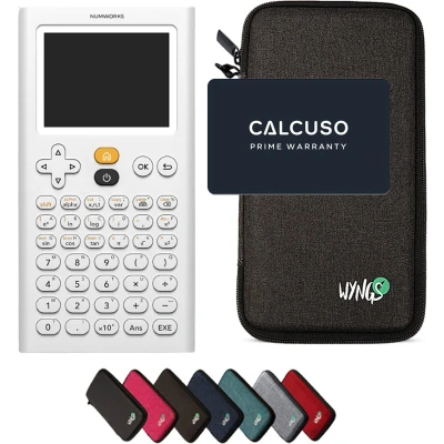 Afbeelding van CALCUSO Basispakket donkergrijs met Grafische Rekenmachine Numworks