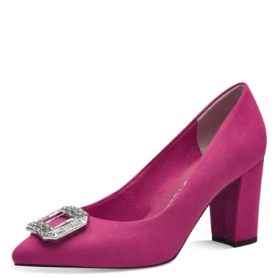 Afbeelding van Marco Tozzi Hoge hakken, Dames, Maat: 40, Pink Textiel