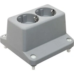 Afbeelding van ABB Hafobox deksel met 2 voudige WCD+RA voor kabeldoos 3640W2