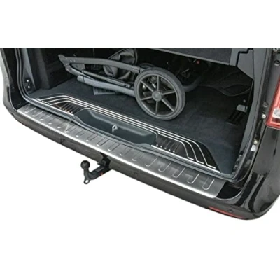 Afbeelding van Bumperbescherming roestvrij staal mat compatibel met MERCEDES VITO W447, V klasse W447 premium kwaliteit van RECAMBO