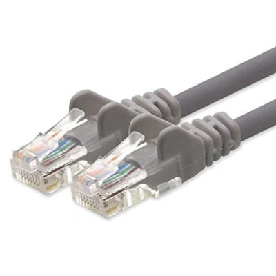Afbeelding van 1aTTack.de Netwerkkabel CAT5e 2x RJ45 stekker UTP netwerk patchkabel 30m grijs
