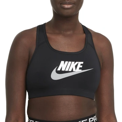 Afbeelding van Nike Dri FIT Swoosh Futura Bra Medium Support Sportbeha